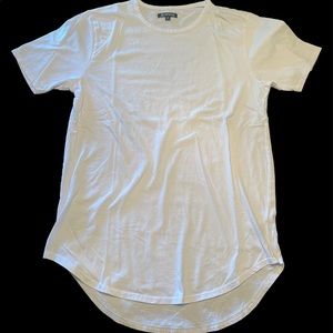 Elwood curved long hem t-shirt